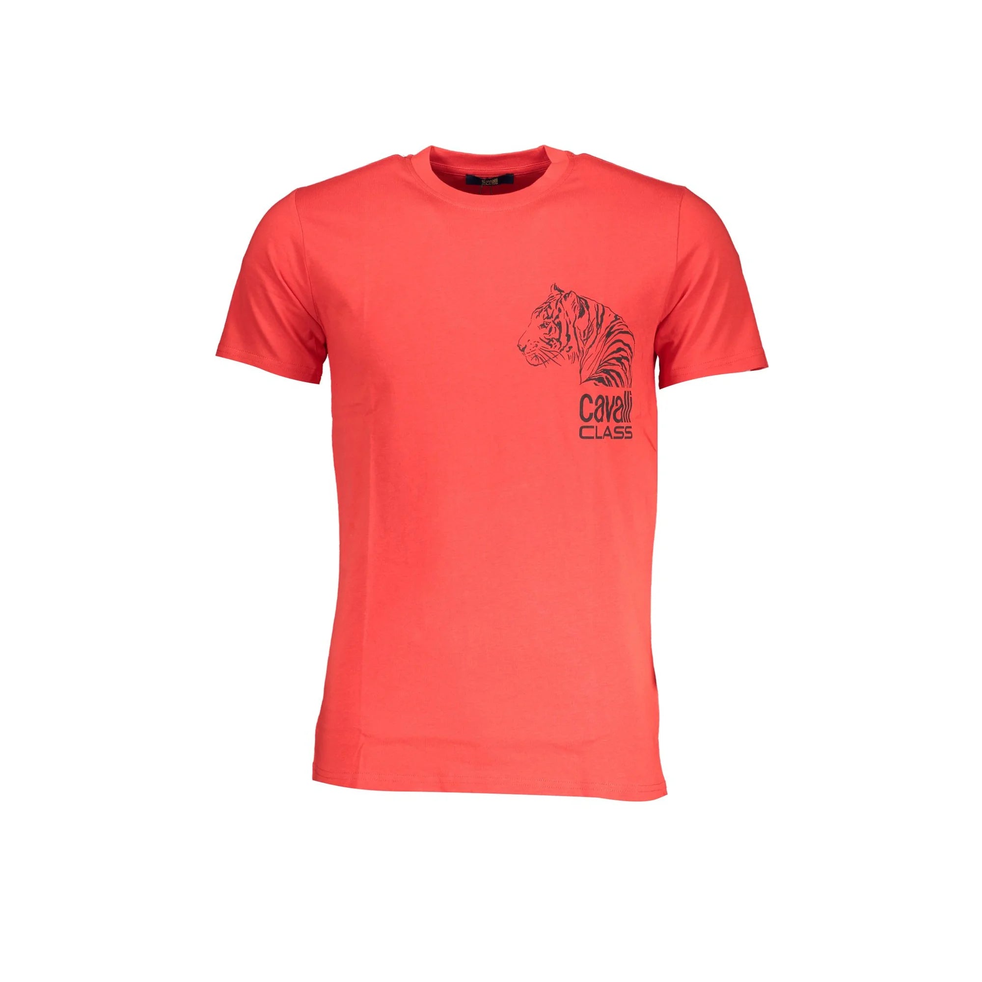 Cavalli Class T-Shirt Maniche Corte Uomo Rossa Stampa Rosso - foto prodotto